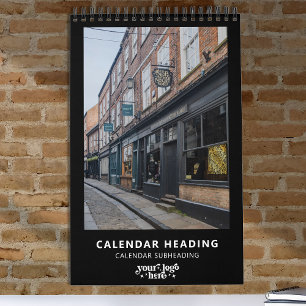 Bedrijf Logo Eenvoudige minimalistische promotie Kalender