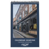 Bedrijf Logo Eenvoudige minimalistische promotie Kalender (Hoes)