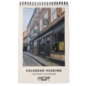 Bedrijf Logo Eenvoudige minimalistische promotie Kalender (Hoes)