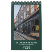 Bedrijf Logo Eenvoudige minimalistische promotie Kalender (Hoes)