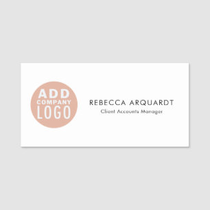 Bedrijf Logo en medewerkers toevoegen Naamplaatje