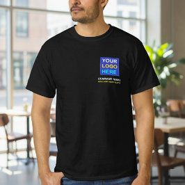 Bedrijf Logo en tekst of slogan | Kleine bedrijven T-shirt