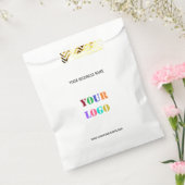 Bedrijf Logo en Tekst Zakelijke voorkeur Bag Sjabl Bedankzakje (Gezegeld)