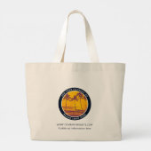 Bedrijf Logo en Website Promotiezaken Grote Tote Bag (Achterkant)