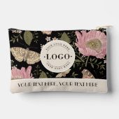 Bedrijf Logo Firma Botanisch Bloemmotief Etui (Achterkant)
