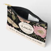 Bedrijf Logo Firma Botanisch Bloemmotief Etui (Open)