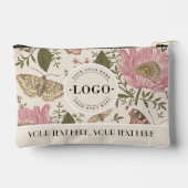 Bedrijf Logo Firma Botanisch Bloemmotief Etui (Achterkant)