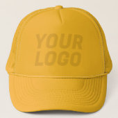 Bedrijf Logo geel Trucker Pet (Voorkant)