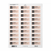Bedrijf Logo Gepersonaliseerd Bedrijfsretouradres Etiket (Full Sheet)