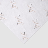 Bedrijf Logo Gepersonaliseerde Zakelijke Verpakkin Tissuepapier (Detail)