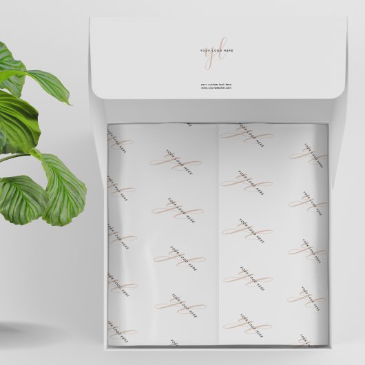 Bedrijf Logo Gepersonaliseerde Zakelijke Verpakkin Tissuepapier