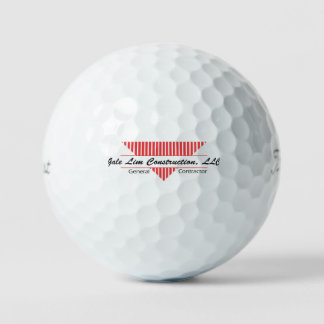 Bedrijf Logo Golf Balls, ontwerp je eigen Golfballen
