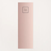 Bedrijf logo goud metaalbedrijf yogamat (Voorkant)