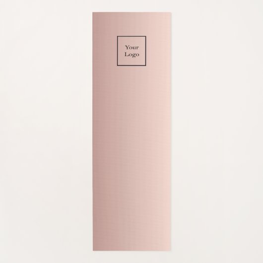 Bedrijf logo goud metaalbedrijf yogamat (Voorkant)