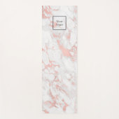 Bedrijf logo gouden marmeractiviteiten yogamat (Voorkant)