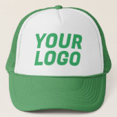 Bedrijf Logo Groen Trucker Pet (Voorkant)