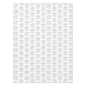 Bedrijf Logo Herhaalt Patroon Black White Event Sh Tafelkleed (Voorkant)