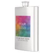 Bedrijf Logo Hier Moderne Elegante Sjabloon Flacon (Links)