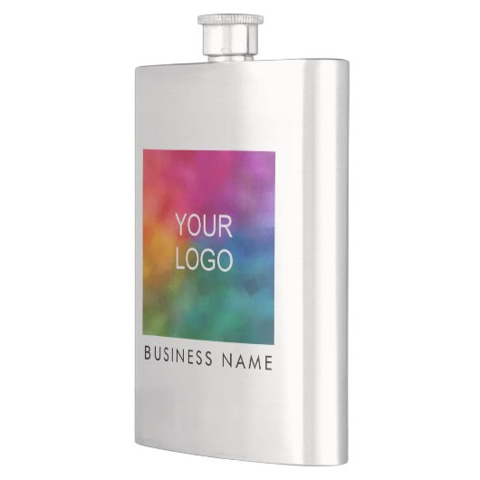 Bedrijf Logo Hier Sjabloon Flacon (Links)