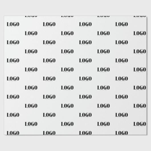 Bedrijf logo inpakpapier merkgebonden cadeauverpak (Vlak)