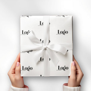 Bedrijf logo inpakpapier merkgebonden geschenkverp