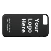 Bedrijf Logo iPhone 7 Telefoon Case (Achterkant (Horizontaal))