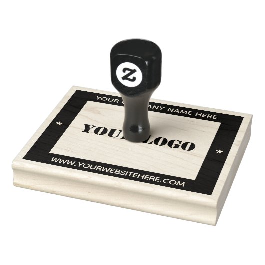 Bedrijf Logo Kleur Rubber Stamp Voorbeeld Rubberstempel (Stempel)