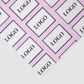 Bedrijf Logo Licht Paars Aangepast Tissuepapier (Detail)