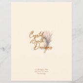 Bedrijf Logo Marketing 3-fotosjabloon Flyer (Achterkant)