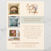 Bedrijf Logo Marketing 3-fotosjabloon Flyer (Voorkant)