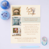 Bedrijf Logo Marketing 3-fotosjabloon Flyer (Enkel)