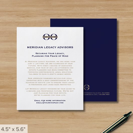 Bedrijf Logo Marketing Flyer