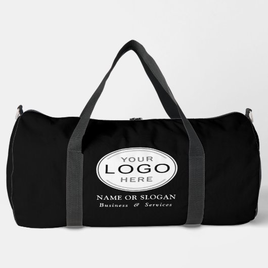 Bedrijf Logo Merk Modern Gym Swag Custom Plunjezak (Voorkant)