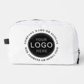 Bedrijf Logo Merk Modern Swag Custom Toilettasje (Voorkant)