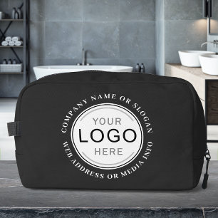 Bedrijf Logo Merk Modern Swag Custom Toilettasje
