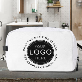 Bedrijf Logo Merk Modern Swag Custom Toilettasje