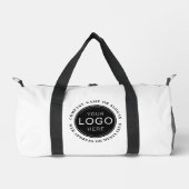 Bedrijf Logo Merk Modern Swag Promo Plunjezak (Voorkant)