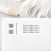 Bedrijf Logo met zakelijke retour adreslabels Etiket (Insitu)