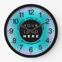 Bedrijf Logo Mint Blue Abstracte naam Slogan