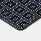 Bedrijf logo Navy Blue Minimalist Bureaumat (Hoek)