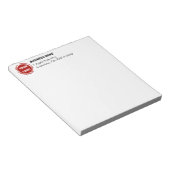 Bedrijf Logo Notitieblok (Schuin)
