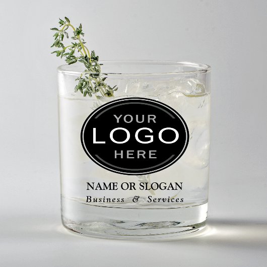 Bedrijf Logo of merk Modern Professioneel Whisky Glas