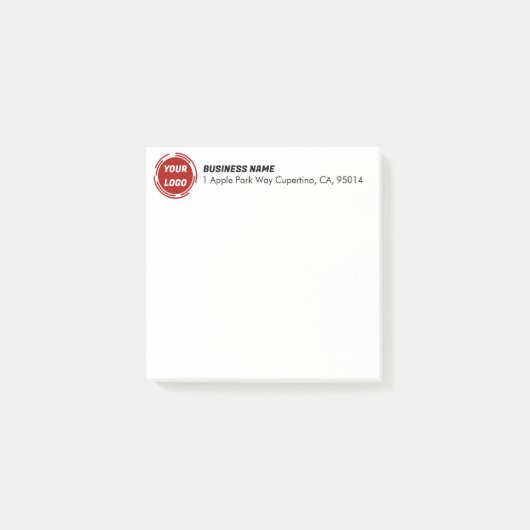 Bedrijf Logo Post-it® Notes (Voorkant)