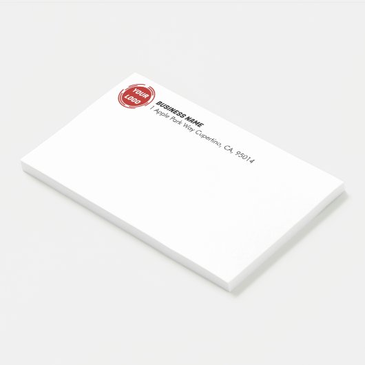 Bedrijf Logo Post-it® Notes (Schuin)