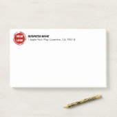 Bedrijf Logo  Post-it® Notes (Op bureau)