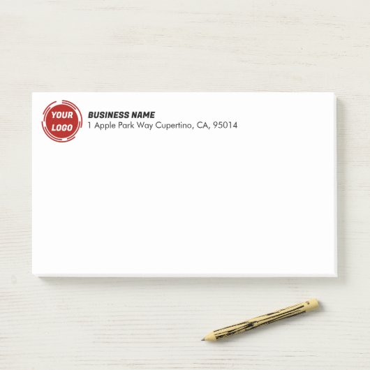 Bedrijf Logo  Post-it® Notes (Op bureau)