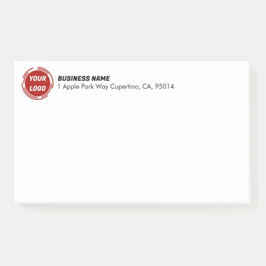 Bedrijf Logo Post-it® Notes (Voorkant)