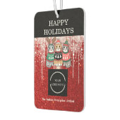 Bedrijf Logo Prettige feestdagen Luchtverfrisser (Links)