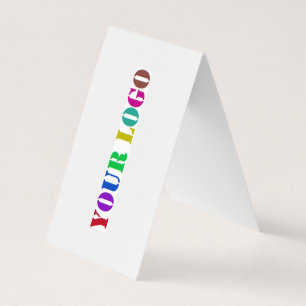 Bedrijf Logo Promotie Visitekaartje Voorbeeld