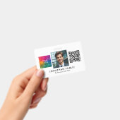 Bedrijf Logo QR Code ID Kaart Medewerker Foto Badge (Handheld)